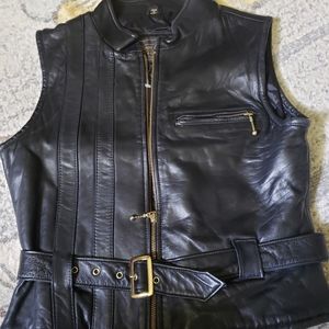 Women's  leather vest
